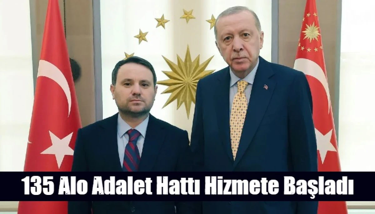 135 Alo Adalet Hattı Hizmete Başladı