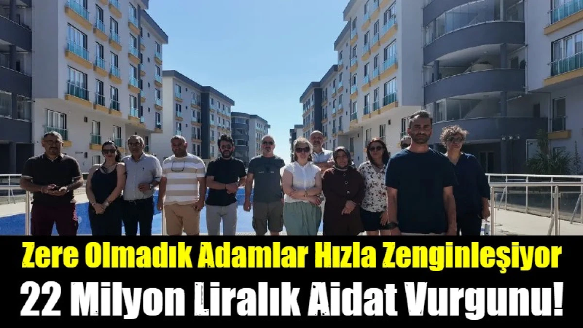 22 milyon liralık aidat vurgunu!