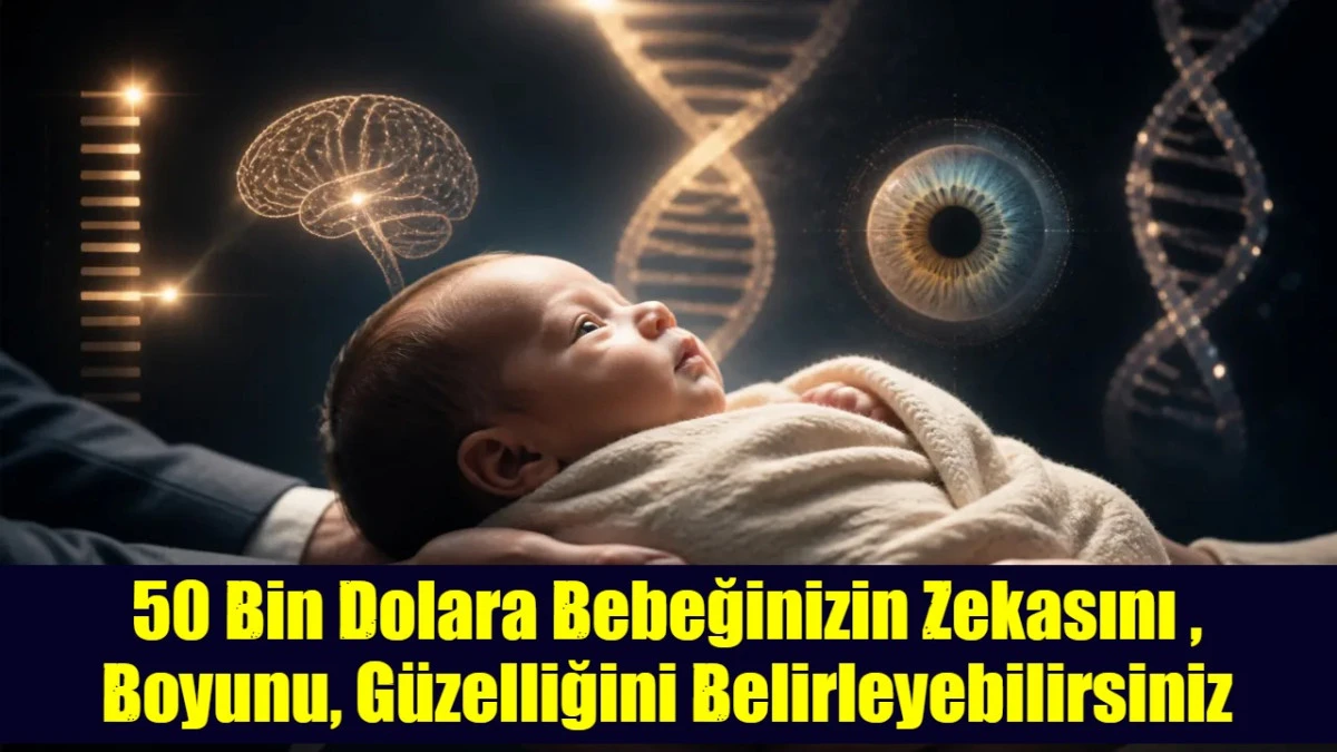 50 Bin Dolara Bebeğinizin Zekasını , Boyunu, G&uuml;zelliğini Belirleyebilirsiniz