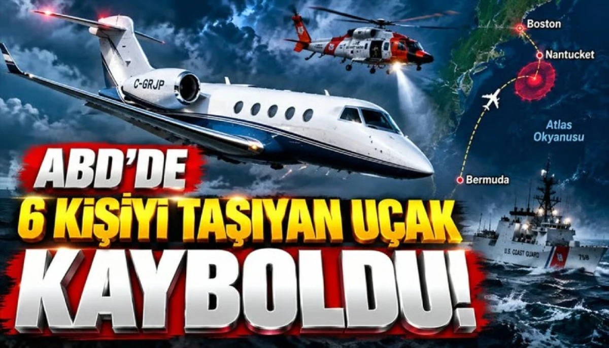  6 kişiyi taşıyan u&ccedil;ak kayboldu! 