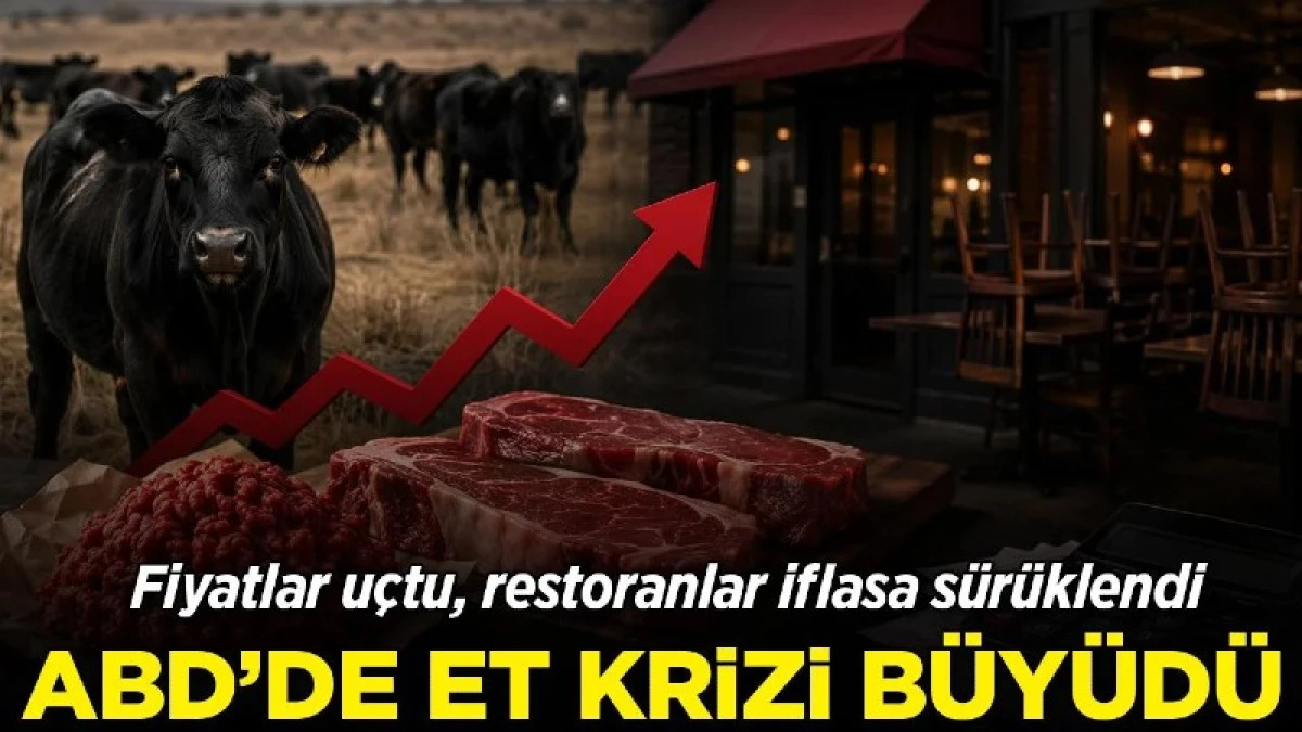 ABD'de et krizi b&uuml;y&uuml;d&uuml;: Fiyatlar u&ccedil;tu, restoranlar iflas etti