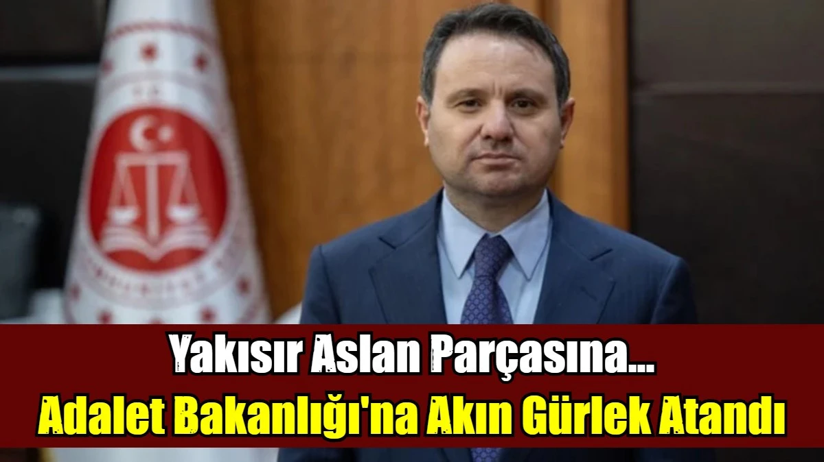 Adalet Bakanlığı'na Akın G&uuml;rlek atandı