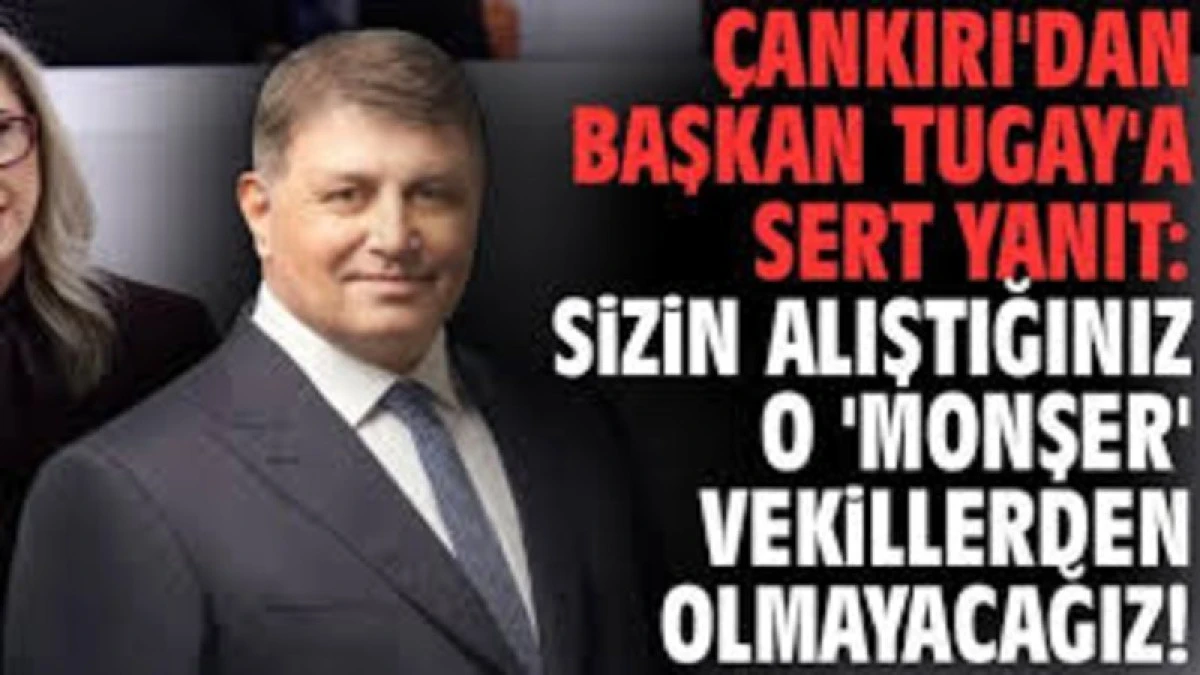 AK Partili &Ccedil;ankırı'dan Cemil Tugay'a: K&uuml;f&uuml;r sizin, &ccedil;ile İzmirlinin!