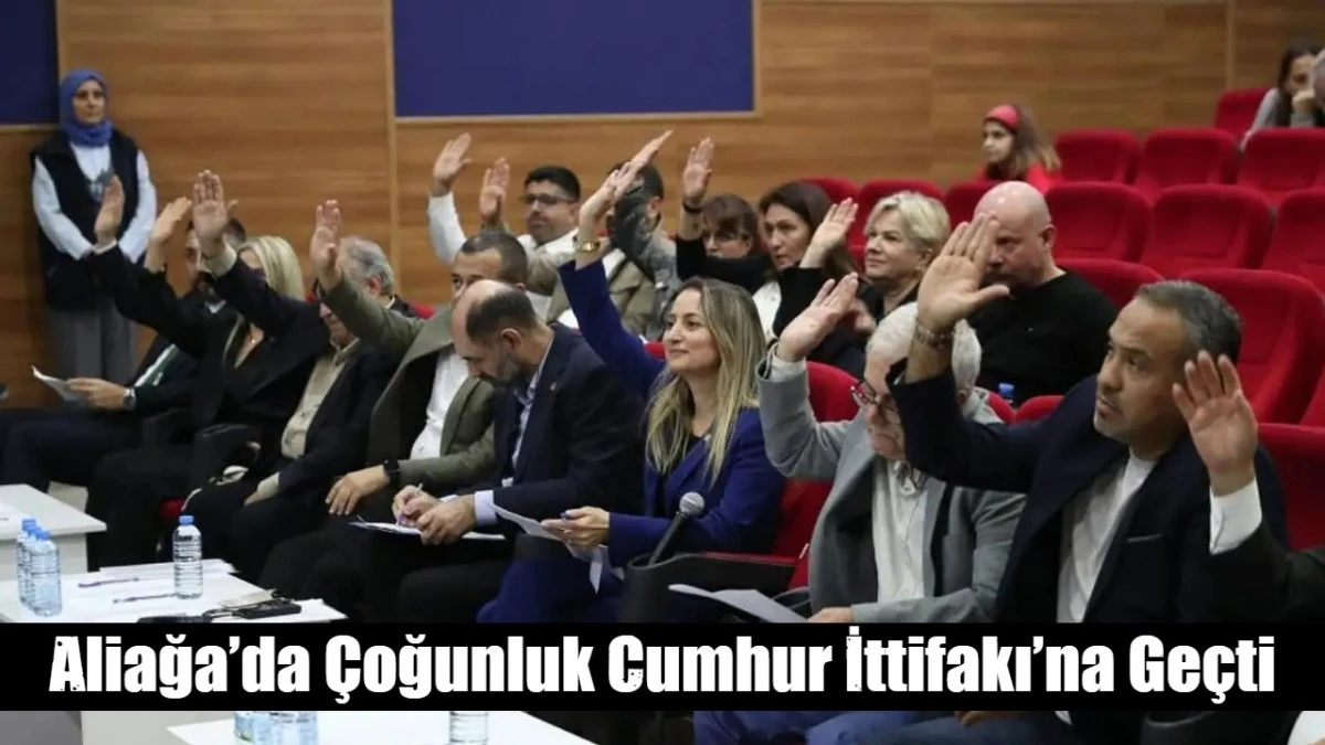 Aliağa&rsquo;da &Ccedil;oğunluk Cumhur İttifakı&rsquo;na Ge&ccedil;ti