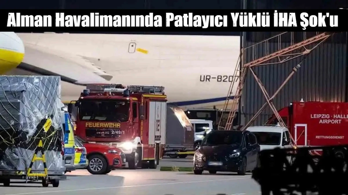Alman Havalimanında Patlayıcı Y&uuml;kl&uuml; İHA Şok'u
