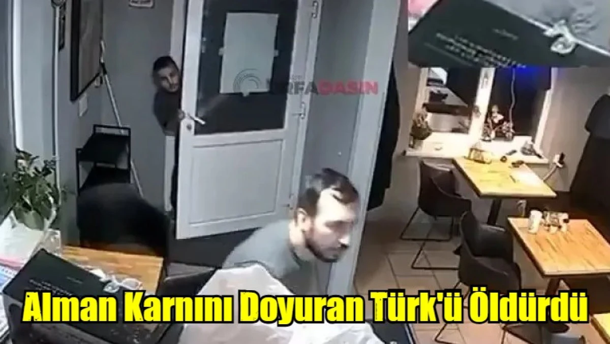 Alman, karnını doyuran Türk çalışanı öldürdü