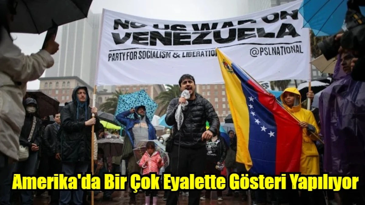 Amerika'da Bir &Ccedil;ok Eyalette G&ouml;steri Yapılıyor