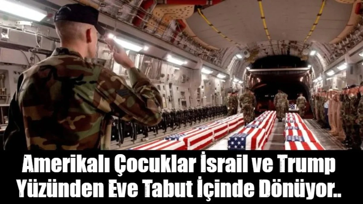 Amerikalı &Ccedil;ocuklar İsrail ve Trump Y&uuml;z&uuml;nden Eve Tabut İ&ccedil;inde D&ouml;n&uuml;yor..