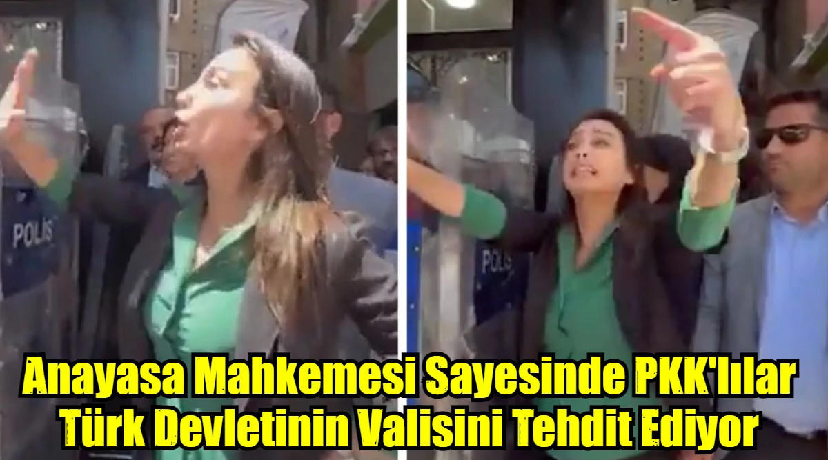 Anayasa Mahkemesi Sayesinde PKK'lılar Türk Devletinin Valisini Tehdit Ediyor