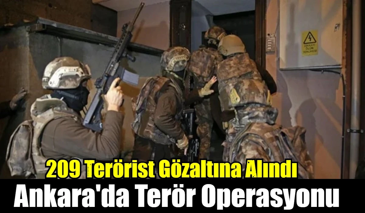Ankara'da Ter&ouml;r Operasyonu