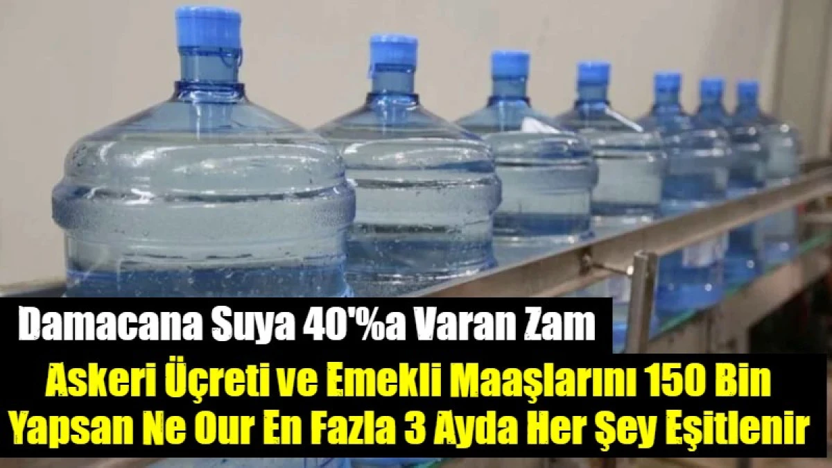 Askeri &Uuml;&ccedil;reti ve Emekli Maaşlarını 150 Bin Yapsan Ne Our En Fazla 3 Ayda Her Şey Eşitlenir