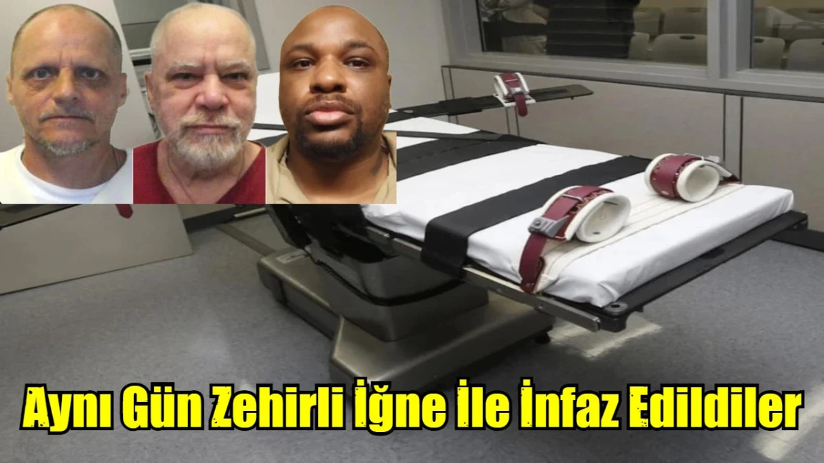 Aynı G&uuml;n Zehirli İğne İle İnfaz Edildiler