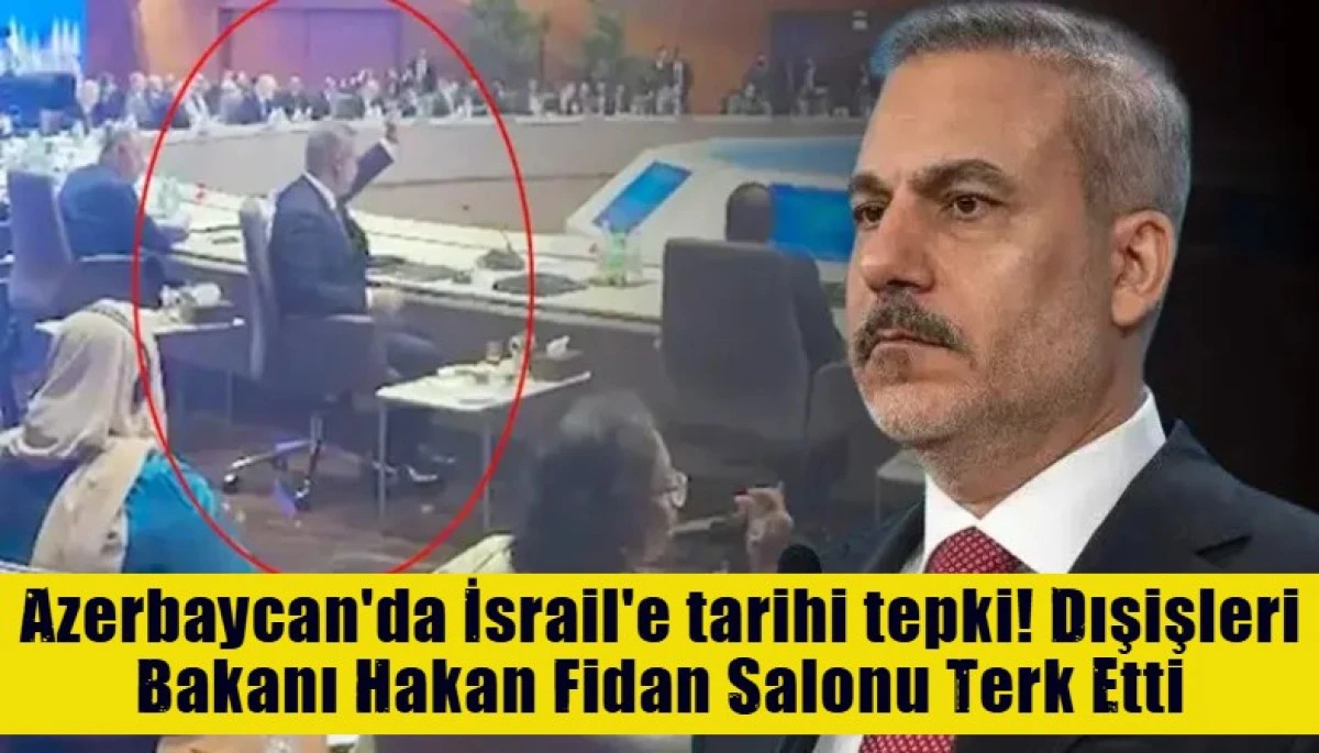 Bakanı Hakan Fidan Salonu Terk Etti