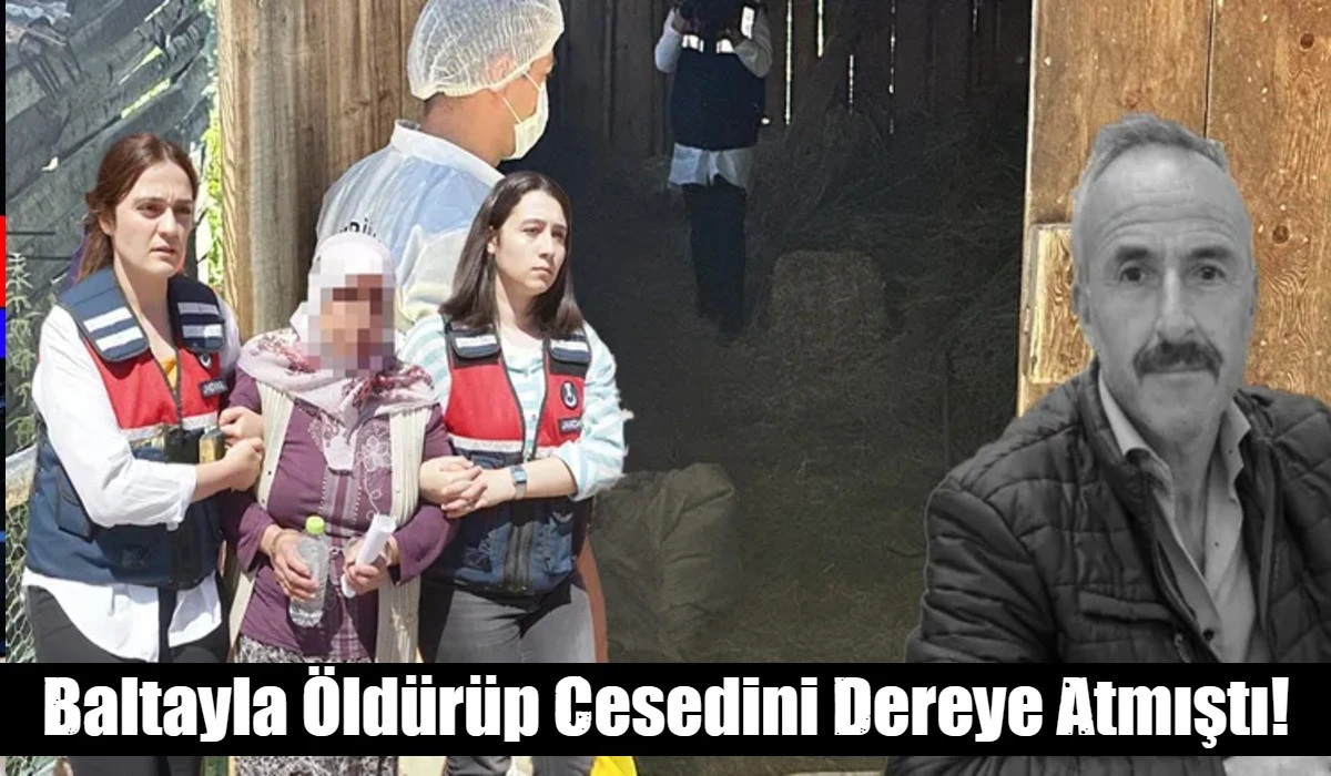 Baltayla &Ouml;ld&uuml;r&uuml;p Cesedini Dereye Atmıştı!