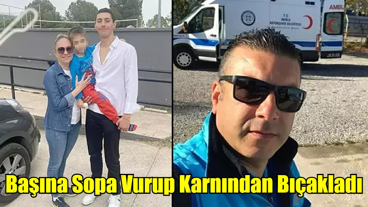 Başına Sopa Vurup Karnından Bıçakladı