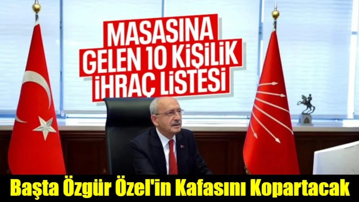 Başta &Ouml;zg&uuml;r &Ouml;zel'in Kafasını Kopartacak