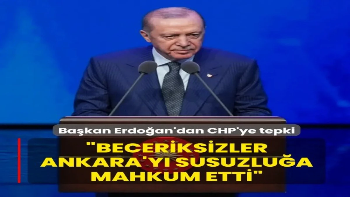 Beceriksizler Ankara'yı susuzluğa mahkum etti