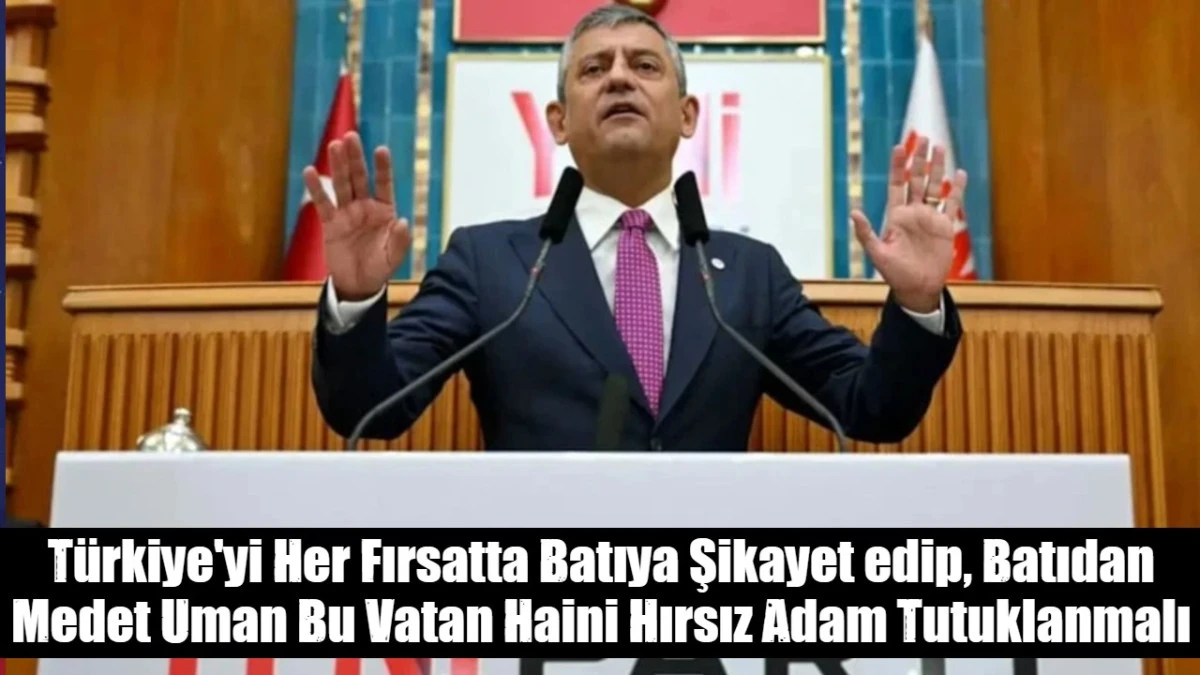 Bu Vatan Haini Hırsız Adamın Dokunulmazlığı Kaldırılıp Tutuklanmalı