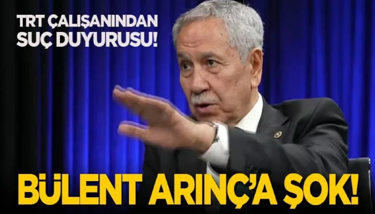 B&uuml;lent Arın&ccedil;'a şok! 