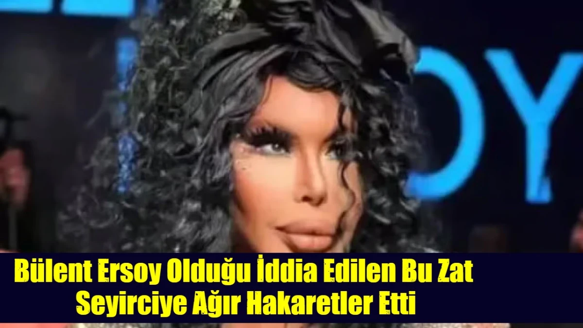 B&uuml;lent Ersoy Olduğu İddia Edilen Bu Zat  Seyirciye Ağır Hakaretler Etti