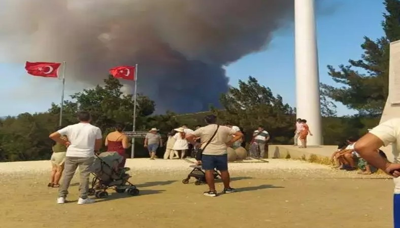 Çanakkale'de Orman Yangını