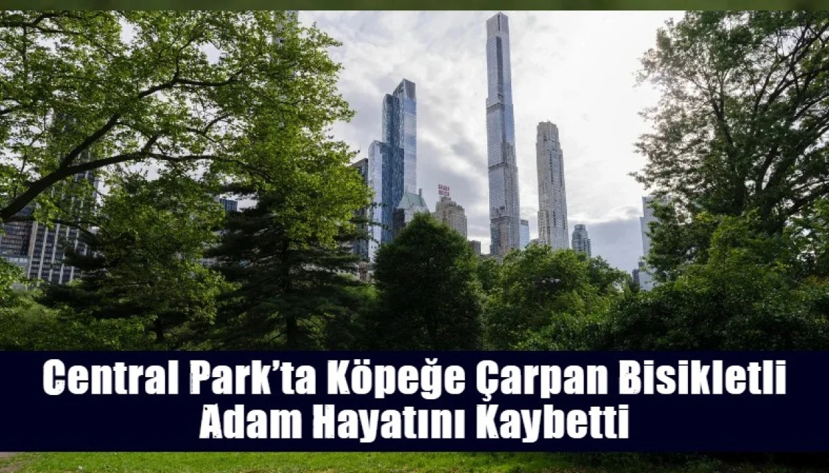 Central Park&rsquo;ta K&ouml;peğe &Ccedil;arpan Bisikletli Adam Hayatını Kaybetti