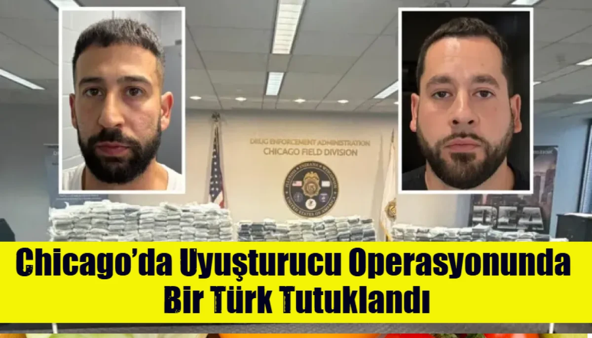 Chicago&rsquo;da Uyuşturucu Operasyonunda  Bir T&uuml;rk Tutuklandı