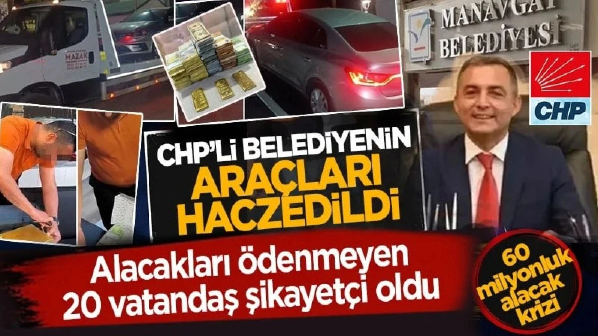 CHP'li belediyenin ara&ccedil;ları haczedildi