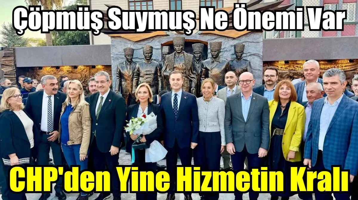 CHP'nin heykel hizmetinde son eser Balıkesir Büyükşehir Belediyesi'nden