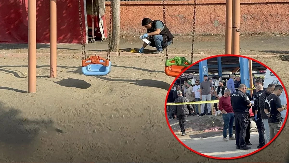 Çocuk parkında silahlı çatışma!