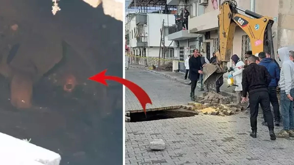 &Ccedil;&ouml;ken Yolda İnsan Kafatası ve Kemikler Bulundu