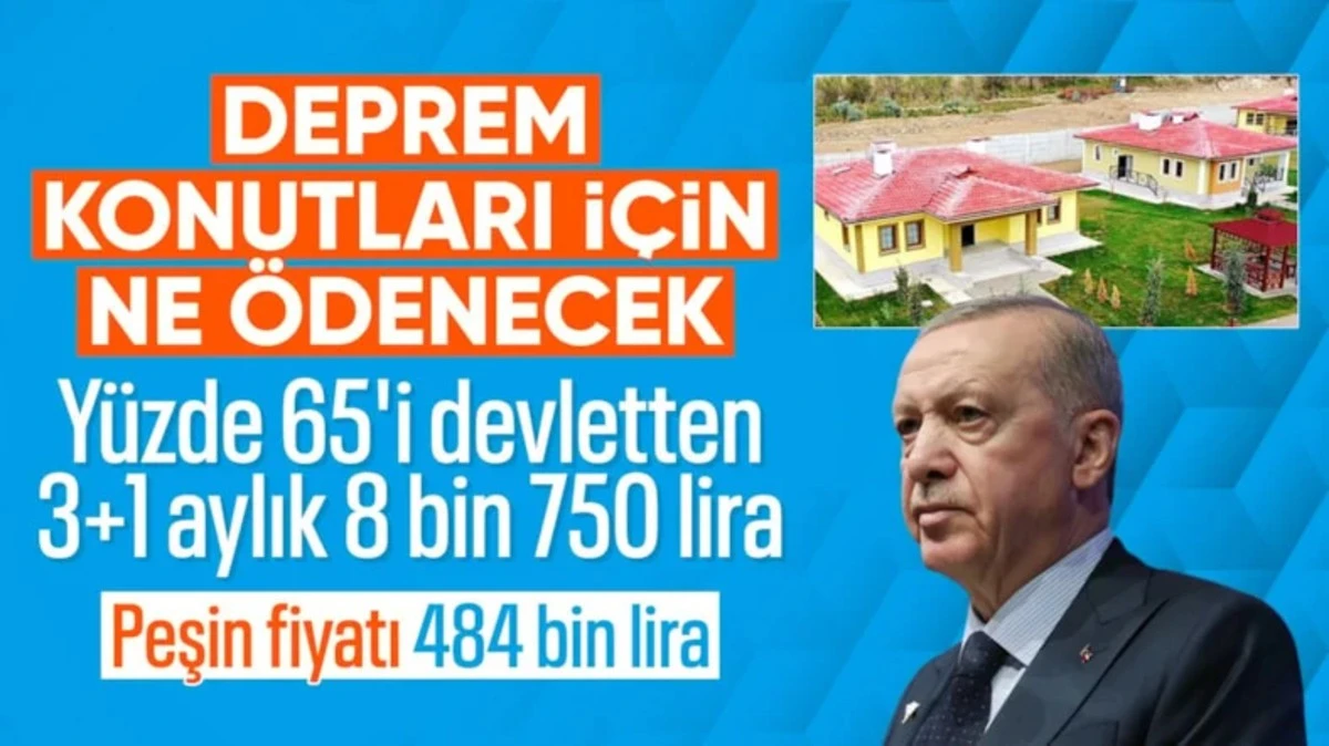 Cumhurbaşkanı Erdoğan: Faizle afet konutu &ouml;detmedik