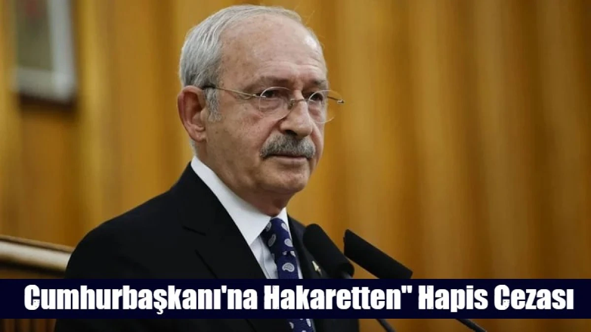 "Cumhurbaşkanı'na hakaretten" hapis cezası