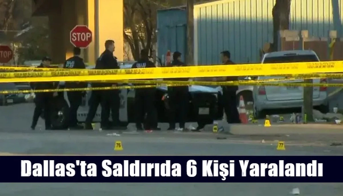 Dallas'ta Saldırıda 6 Kişi Yaralandı