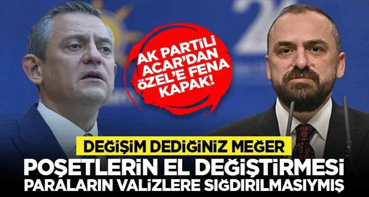 &ldquo;Değişim dediğiniz meğer poşetlerin el değiştirmesi, paraların valizlere sığdırılmasıymış&rdquo;