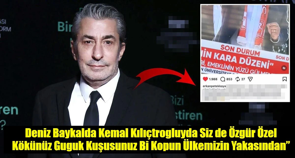 Deniz Baykalda Kemal Kılı&ccedil;trogluyda Siz de &Ouml;zg&uuml;r &Ouml;zel K&ouml;k&uuml;n&uuml;z Guguk Kuşusunuz Bi Kopun &Uuml;lkemizin Yakasından&rdquo;