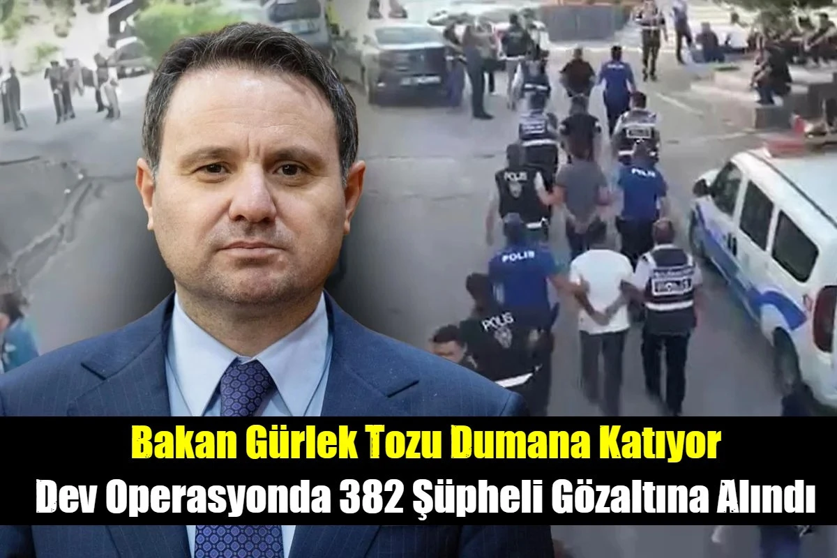 Dev operasyonda 382 ş&uuml;pheli g&ouml;zaltına alındı