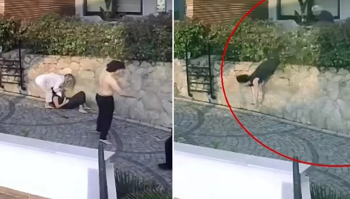 Doktorun 1,5 Metreden İttiği Kadın Hastanelik Etti..