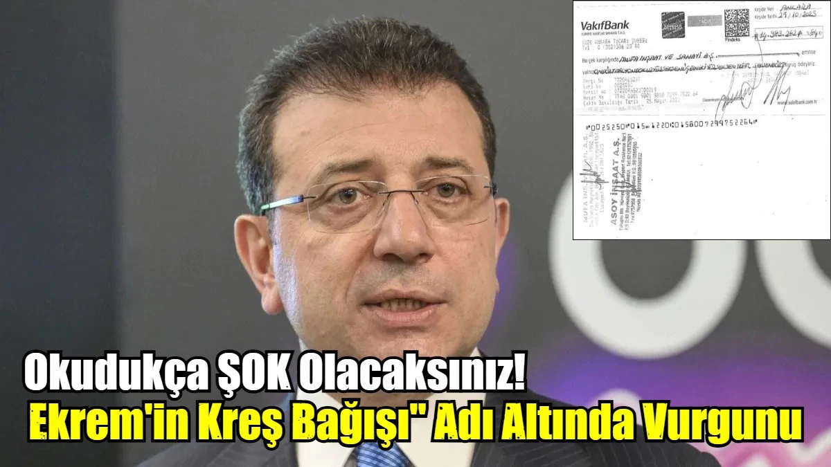 Ekrem'in Kreş Bağışı