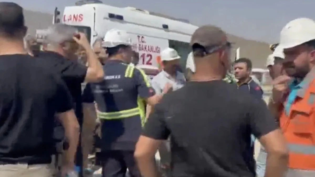 Elazığ'da Maden Ocağında Göçük Meydana Geldi