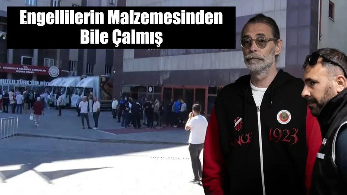 Engellilerin Malzemesinden Bile &Ccedil;almış