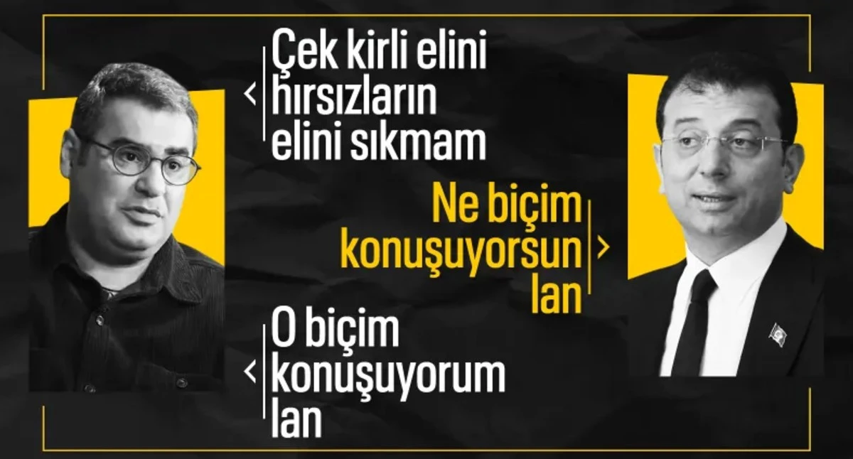 Enver Aysever, İmamoğlu'nun elini sıkmadı