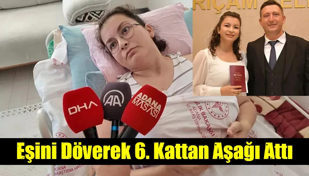 Eşini Döverek 6. Kattan Aşağı Attı