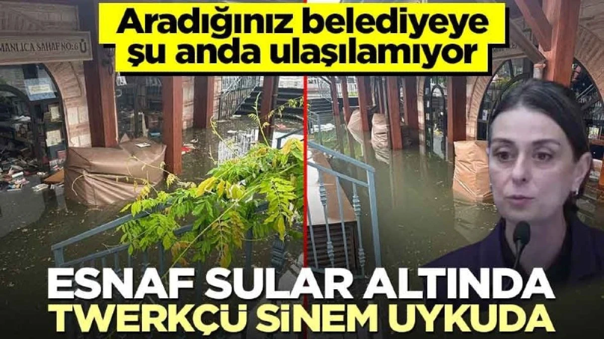 Esnaf sular altında twerk&ccedil;&uuml; Sinem uykuda