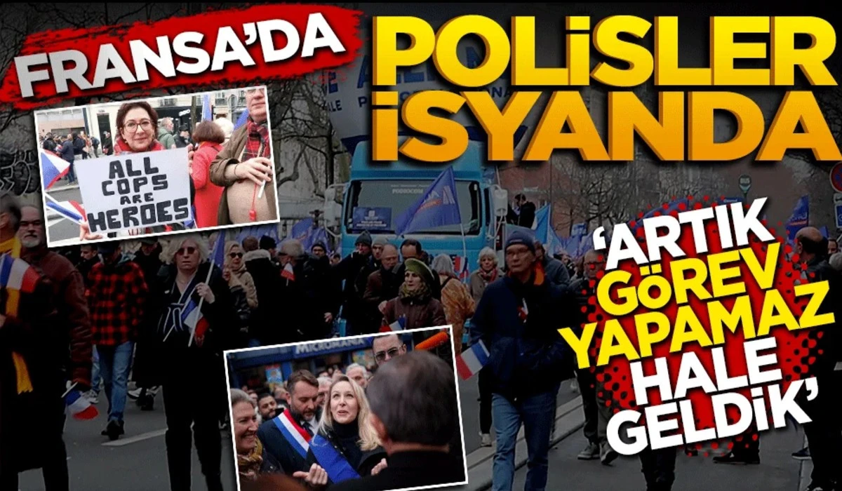 Fransa&rsquo;da polisler isyanda