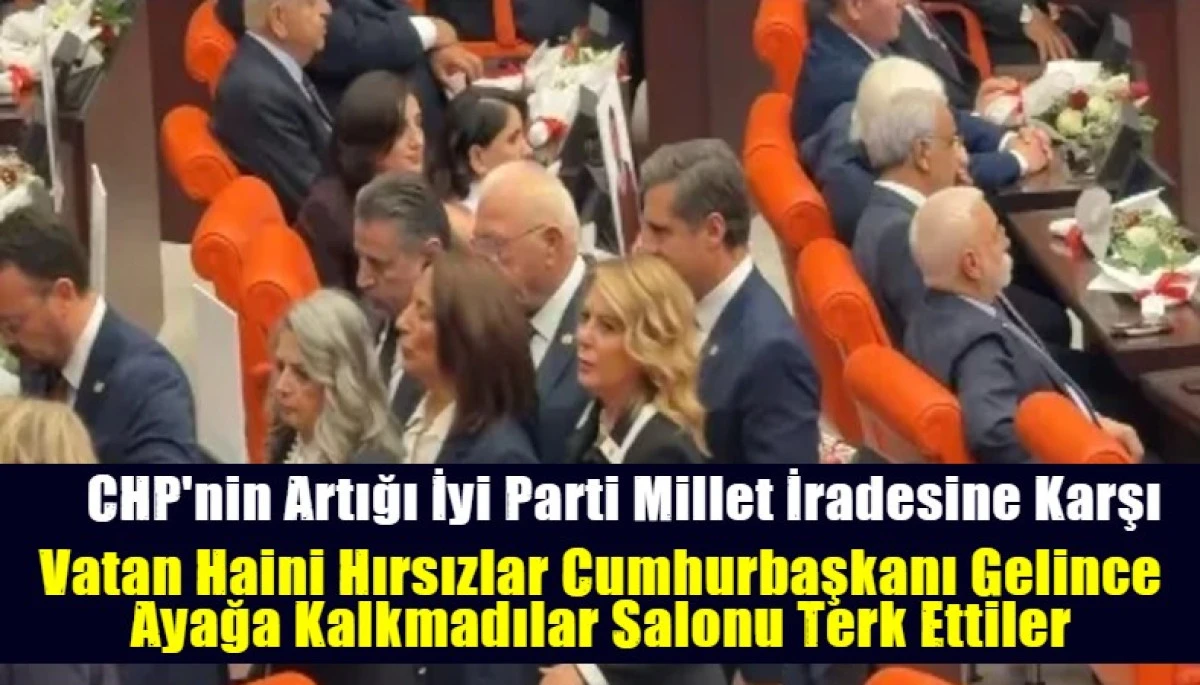 Gelince Ayağa Kalkmadılar Salonu Terk Ettiler
