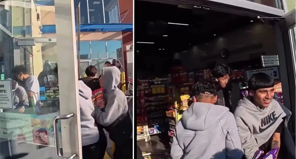 Gençler, Marketi Yağmaladı