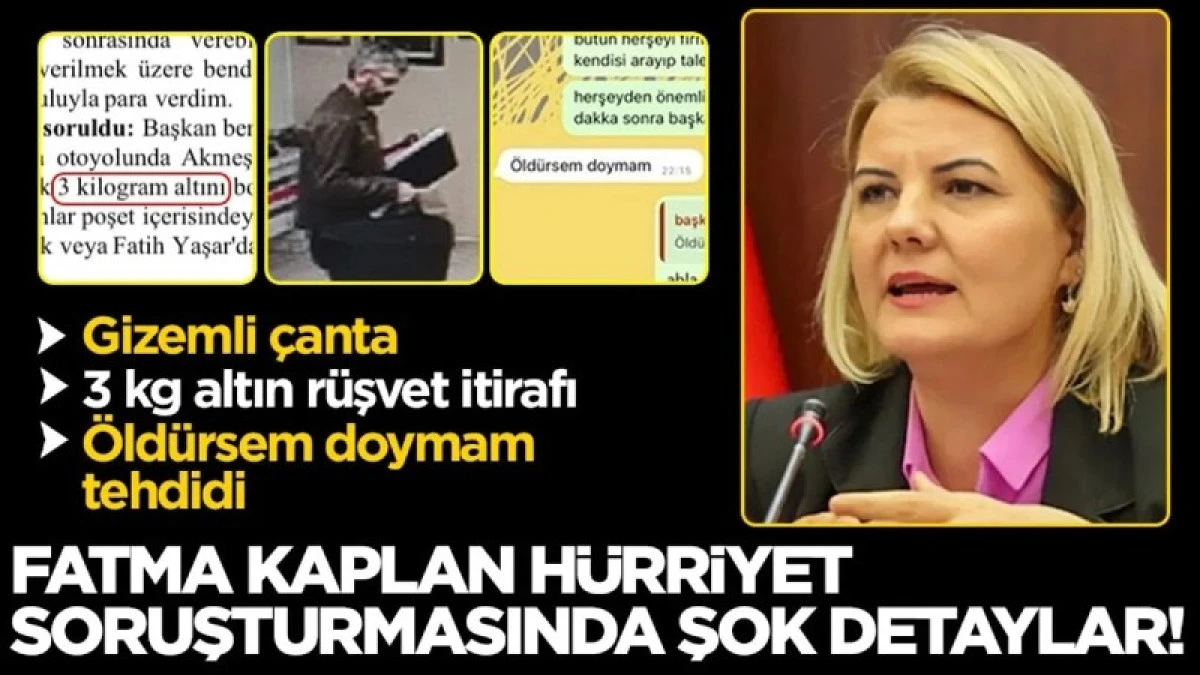 Gizemli &ccedil;anta, 3 kg altın r&uuml;şvet itirafı, "&Ouml;ld&uuml;rsem doymam" tehdidi...