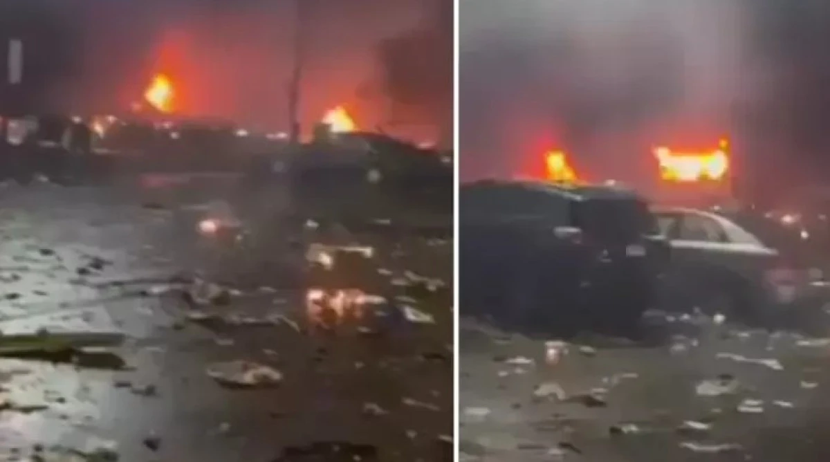 G&ouml;r&uuml;nt&uuml; bu gece yarısı Tel Aviv'de kaydedildi! 