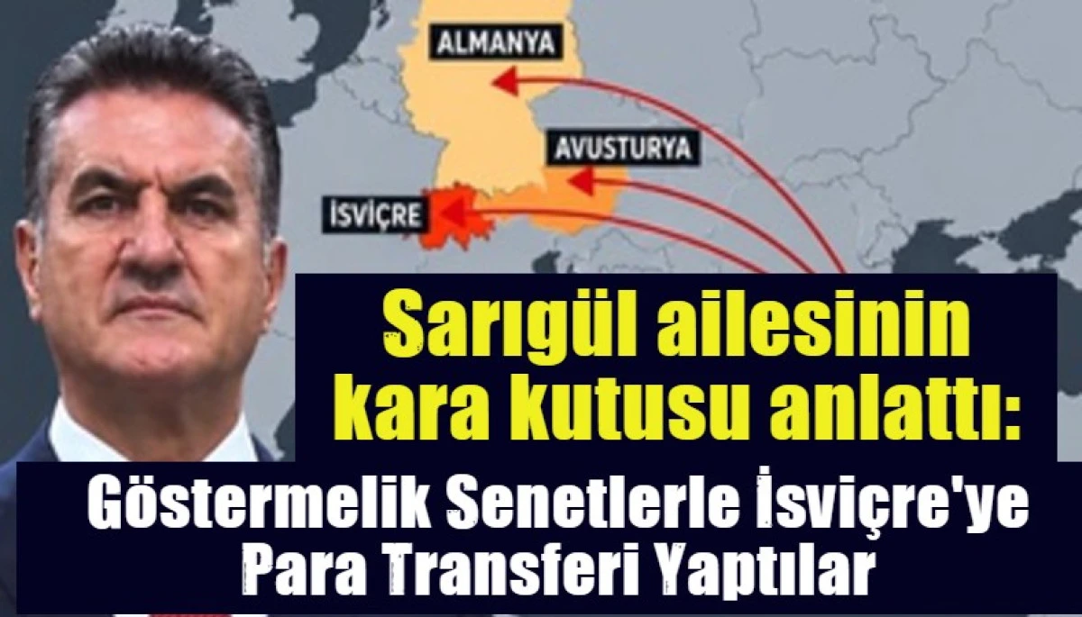G&ouml;stermelik Senetlerle İsvi&ccedil;re'ye Para Transferi Yaptılar